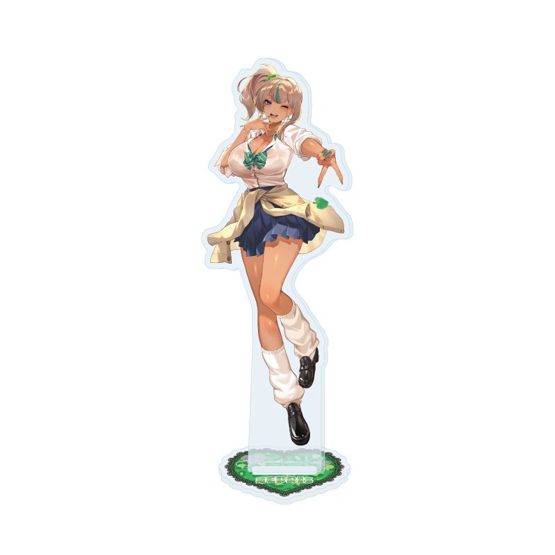 アクリルスタンド ブラウンダスト2 05 ネブリス 平成ギャルVer.(描き起こしイラスト) (Acrylic Stand "Brown Dust 2" 05 Nebris Heisei Gal Ver. (Original Illustration))