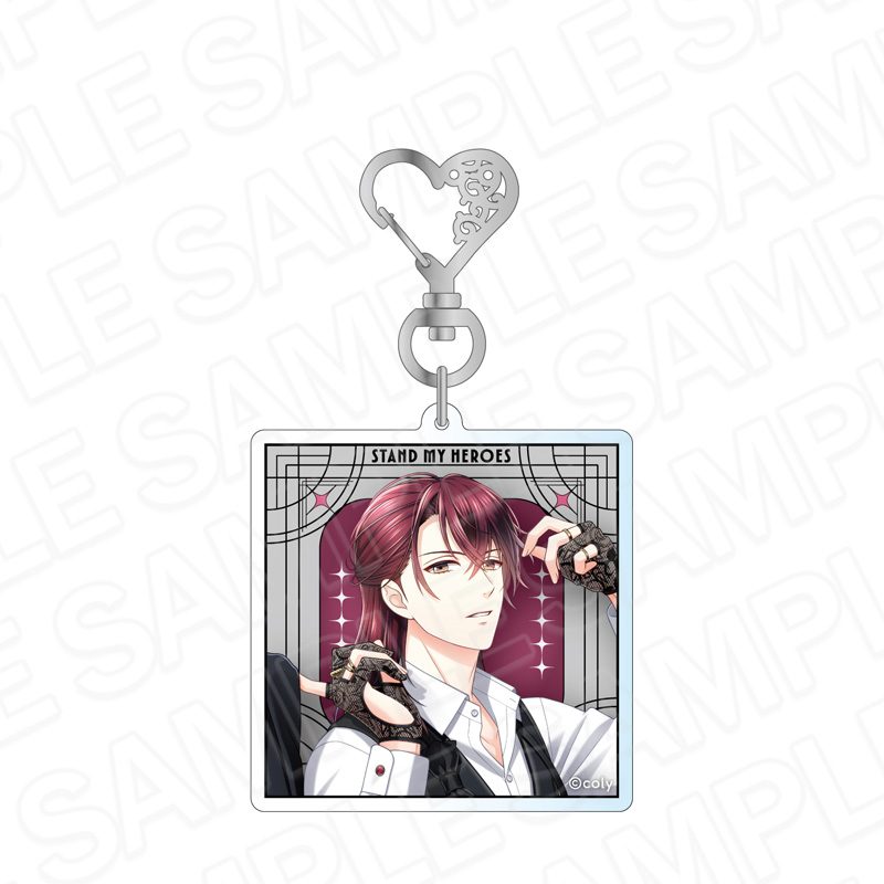 スタンドマイヒーローズ ホログラムアクリルキーホルダー Hands in Black 大谷羽鳥 ("Stand My Heroes" Hologram Acrylic Key Chain Hands in Black Otani Hatori)