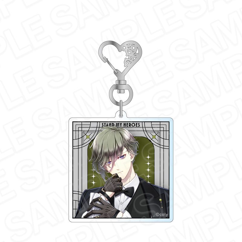 スタンドマイヒーローズ ホログラムアクリルキーホルダー Hands in Black 宝生潔 ("Stand My Heroes" Hologram Acrylic Key Chain Hands in Black Hosho Isagi)