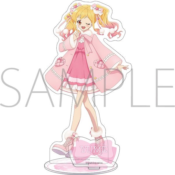 アイカツスターズ! アクリルスタンド 虹野ゆめ Winter Boa Style Ver. ("Aikatsu Stars!" Acrylic Stand Nijino Yume Winter Boa Style Ver.)