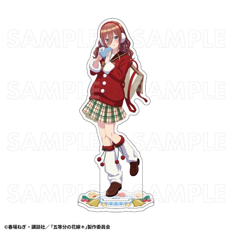五等分の花嫁* ウインターMode & クリスマスMode アクリルスタンド 中野三玖 クリスマスMode ("The Quintessential Quintuplets Specials 2" Winter Mode & Christmas Mode Acrylic Stand Nakano Miku Christmas Mode)