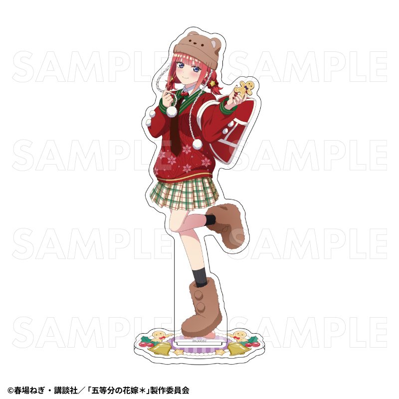 五等分の花嫁* ウインターMode & クリスマスMode アクリルスタンド 中野二乃 クリスマスMode ("The Quintessential Quintuplets Specials 2" Winter Mode & Christmas Mode Acrylic Stand Nakano Nino Christmas Mode)