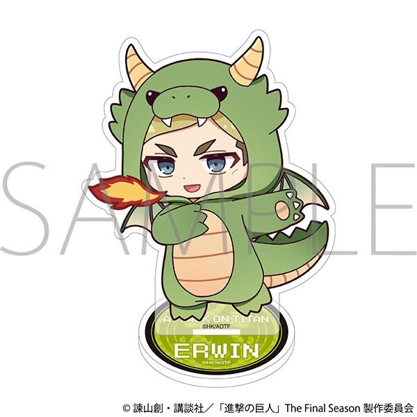 進撃の巨人 ミニアクリルスタンド エルヴィン ("Attack on Titan" Mini Acrylic Stand Erwin)