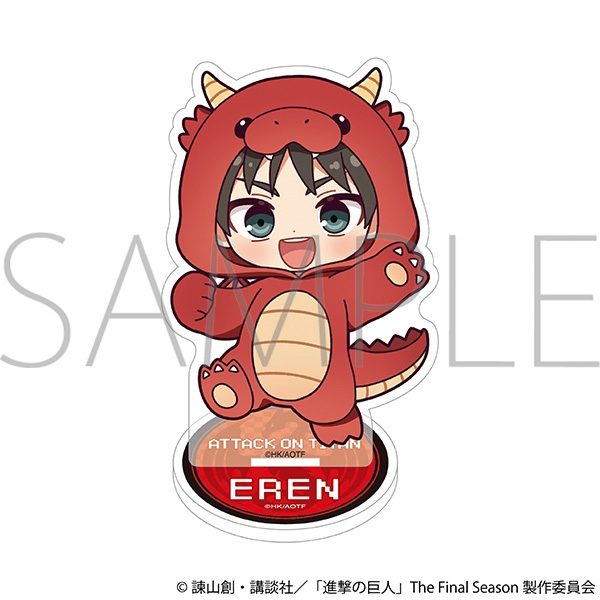 進撃の巨人 ミニアクリルスタンド エレン ("Attack on Titan" Mini Acrylic Stand Eren)
