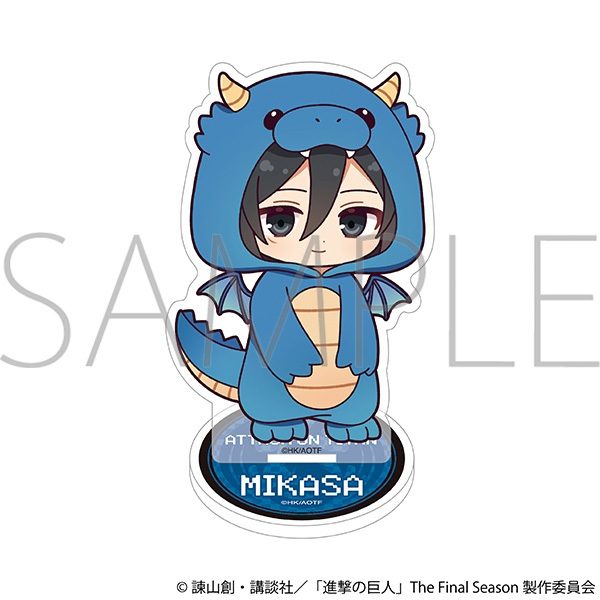 進撃の巨人 ミニアクリルスタンド ミカサ ("Attack on Titan" Mini Acrylic Stand Mikasa)