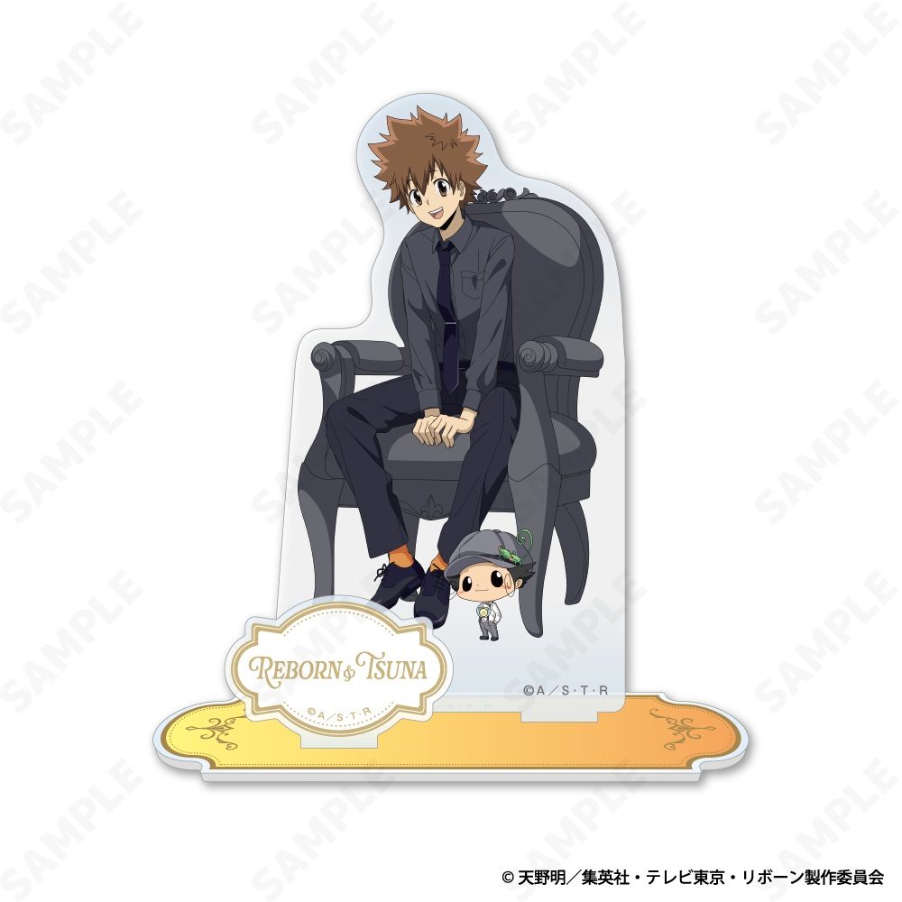 家庭教師ヒットマンREBORN! アクリルスタンド 1 リボーン&沢田綱吉[Seated Gaze] ("Reborn!" Acrylic Stand 1 Reborn & Sawada Tsunayoshi (Seated Gaze))