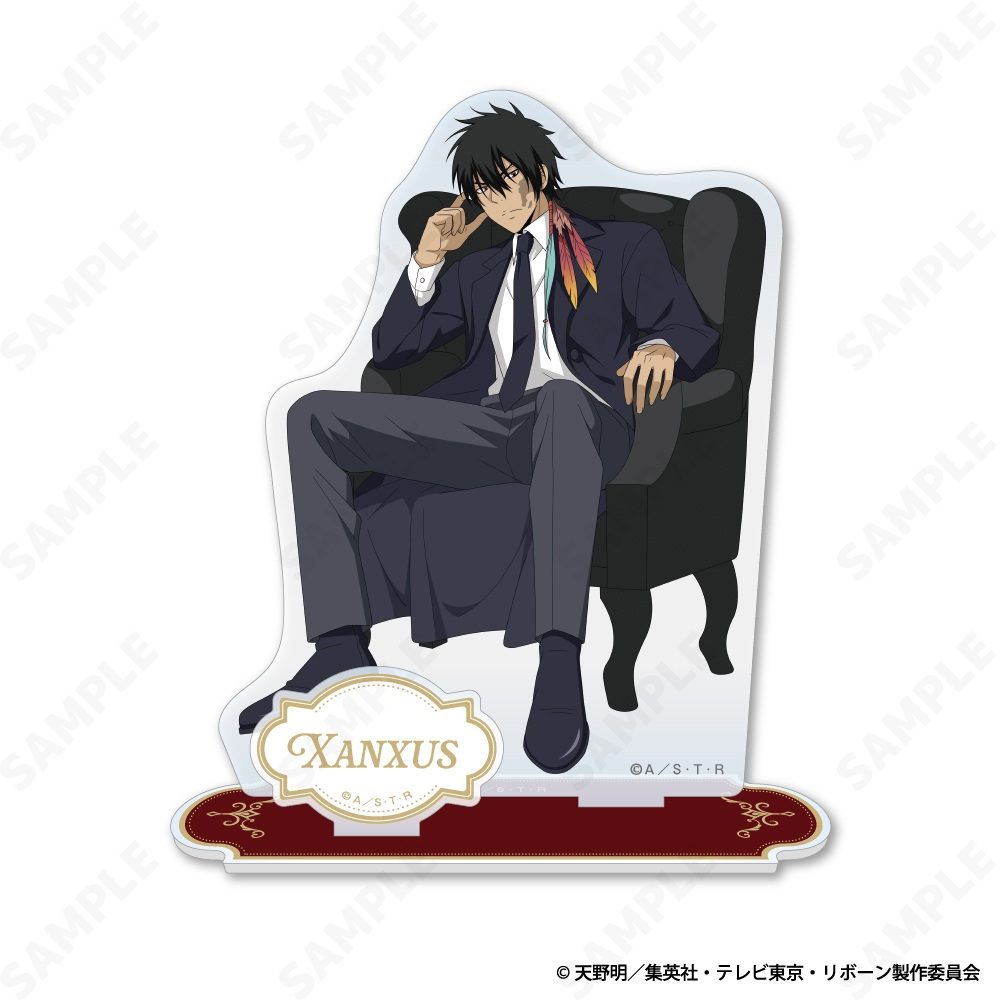家庭教師ヒットマンREBORN! アクリルスタンド 6 XANXUS(10年後)[Seated Gaze] ("Reborn!" Acrylic Stand 6 XANXUS (10 Years Later) (Seated Gaze))