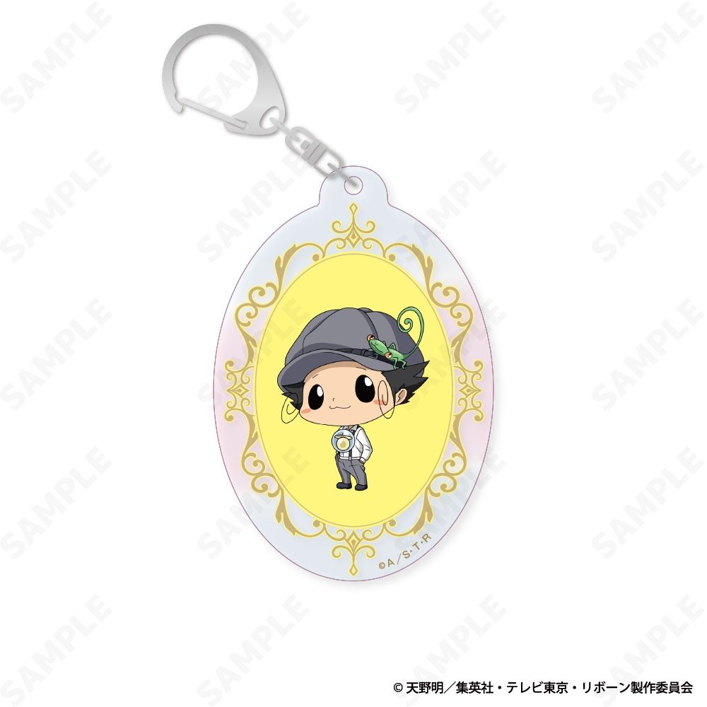 家庭教師ヒットマンREBORN! オーロラアクリルキーホルダー 1 リボーン[Seated Gaze] ("Reborn!" Aurora Acrylic Key Chain 1 Reborn (Seated Gaze))