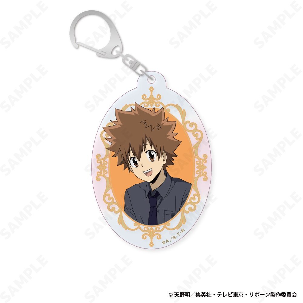 家庭教師ヒットマンREBORN! オーロラアクリルキーホルダー 2 沢田綱吉[Seated Gaze] ("Reborn!" Aurora Acrylic Key Chain 2 Sawada Tsunayoshi (Seated Gaze))