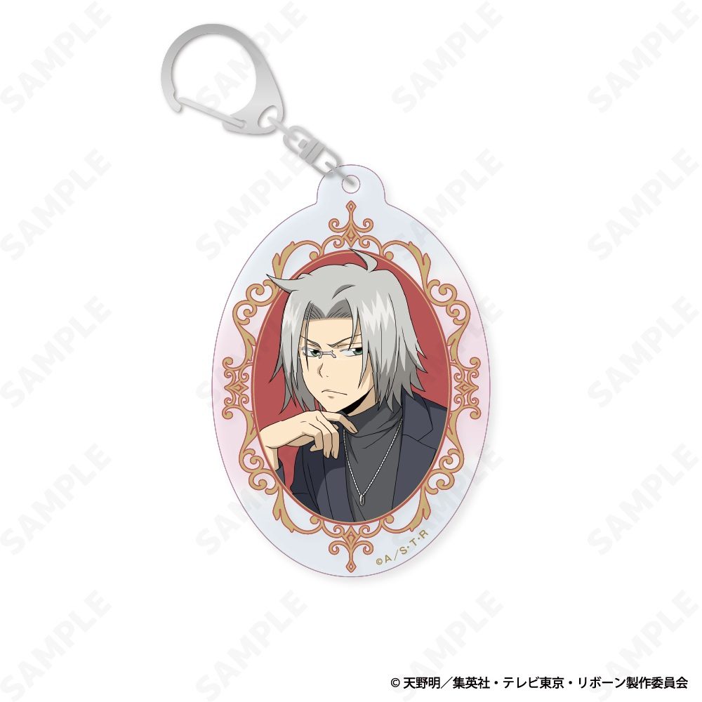 家庭教師ヒットマンREBORN! オーロラアクリルキーホルダー 3 獄寺隼人[Seated Gaze] ("Reborn!" Aurora Acrylic Key Chain 3 Gokudera Hayato (Seated Gaze))