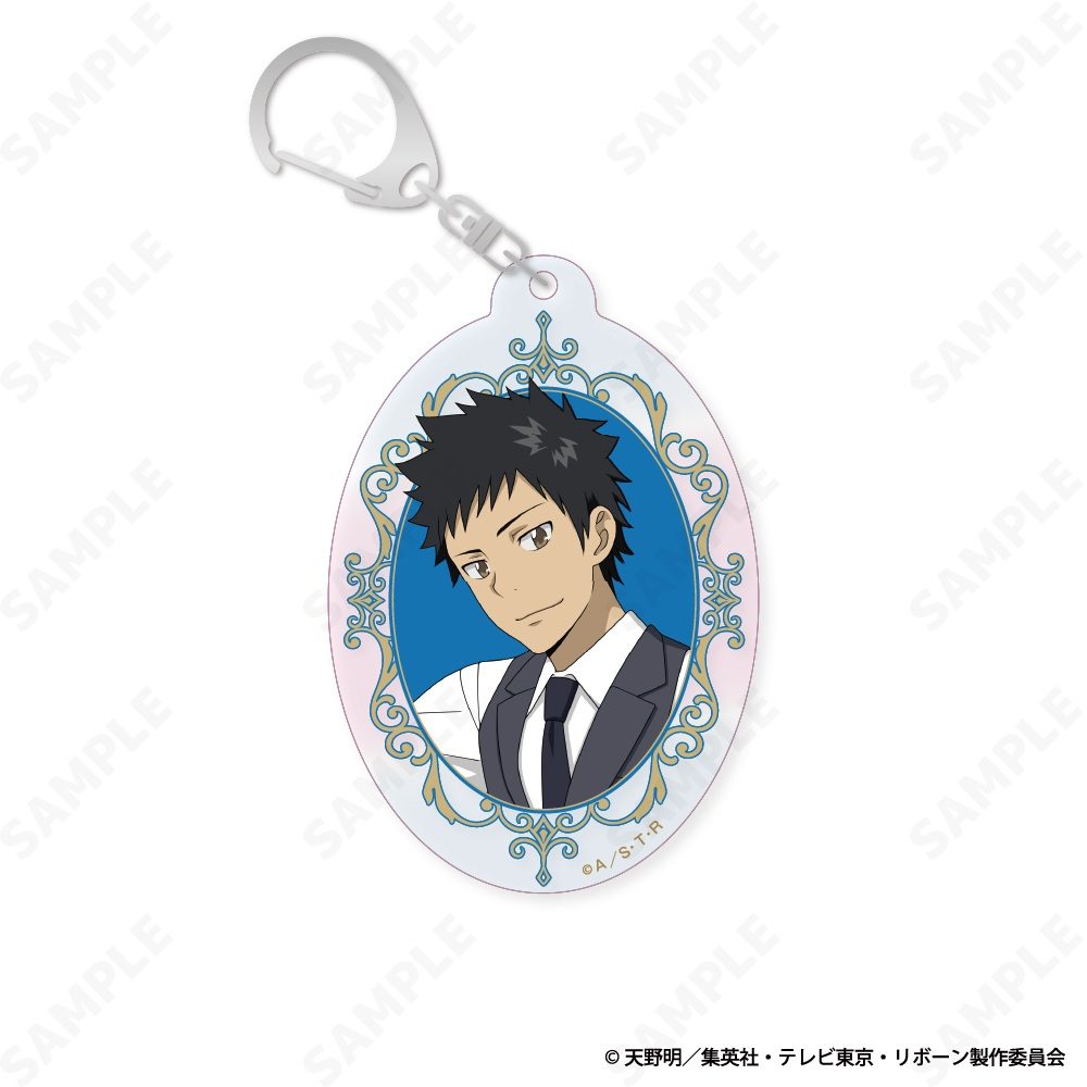 家庭教師ヒットマンREBORN! オーロラアクリルキーホルダー 4 山本武[Seated Gaze] ("Reborn!" Aurora Acrylic Key Chain 4 Yamamoto Takeshi (Seated Gaze))