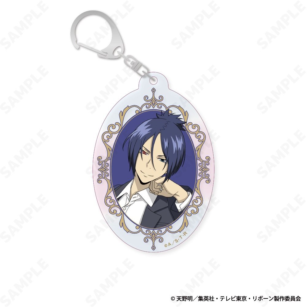 家庭教師ヒットマンREBORN! オーロラアクリルキーホルダー 6 六道骸(10年後)[Seated Gaze] ("Reborn!" Aurora Acrylic Key Chain 6 Rokudo Mukuro (10 Years Later) (Seated Gaze))
