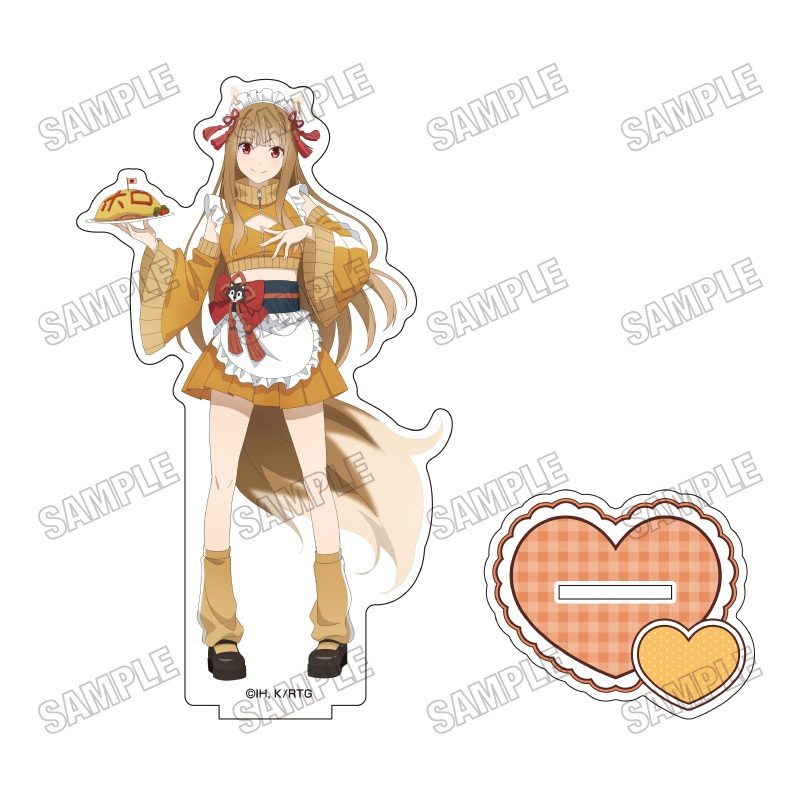 狼と香辛料 MERCHANT MEETS THE WISE WOLF 描き下ろしBIGアクリルスタンド 1 和風メイドVer. ("Spice and Wolf: merchant meets the wise wolf" Original Illustration Big Acrylic Stand 1 Japanese Style Maid Ver.)