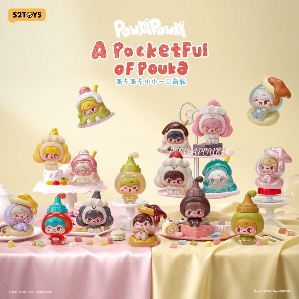 001_52TOYS BLINDBOX POUKAPOUKA ひとくちスイーツ (52TOYS BLINDBOX POUKAPOUKA Petite Delights)