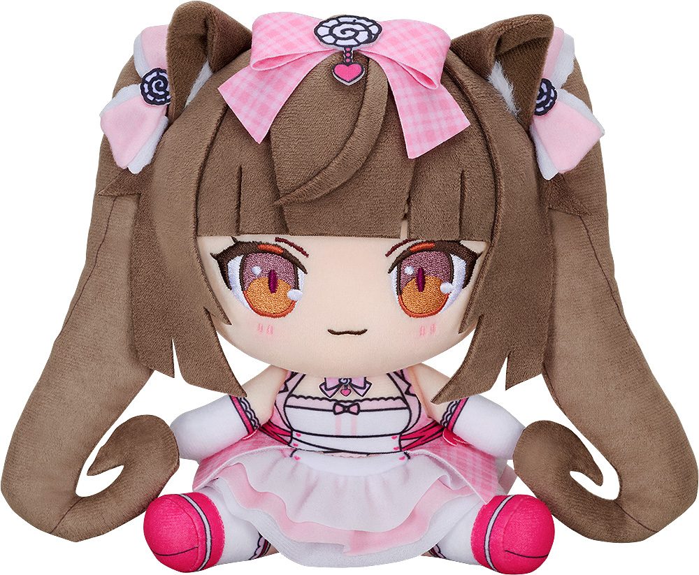 ネコぱら セカイコネクト ちょこぷに ぬいぐるみ ショコラ アイドル衣装Ver. ("Nekopara Sekai Connect" Chocopuni Plushie Chocola Idol Outfit Ver.)