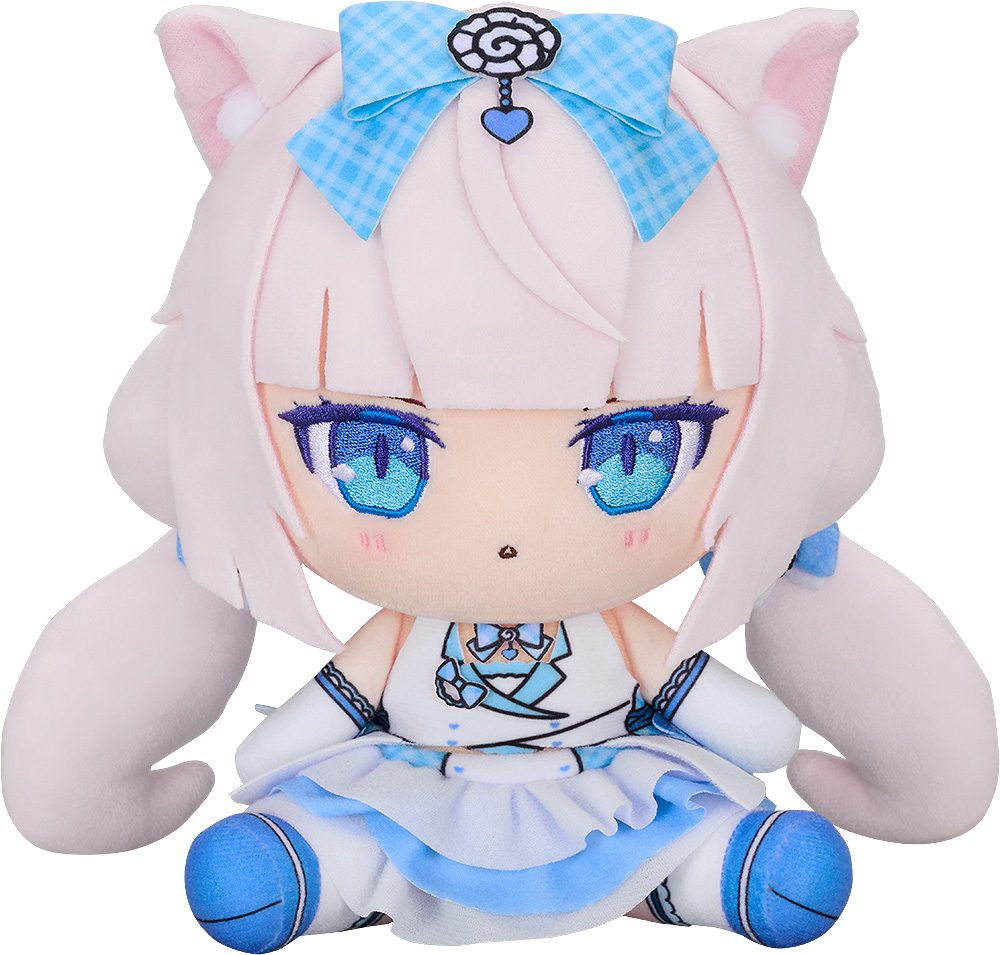 ネコぱら セカイコネクト ちょこぷに ぬいぐるみ バニラ アイドル衣装Ver. ("Nekopara Sekai Connect" Chocopuni Plushie Vanilla Idol Outfit Ver.)