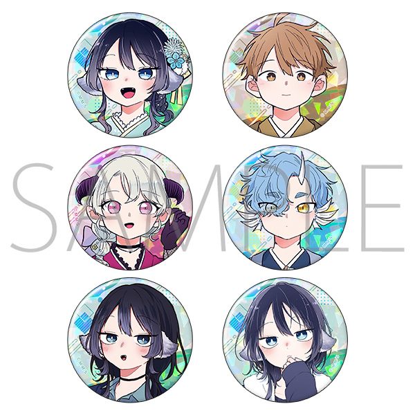 尾守つみきと奇日常。 ホログラムキャラバッジコレクション ("Tsumiki Ogami's Not-So-Ordinary Life" Hologram Chara Badge Collection)