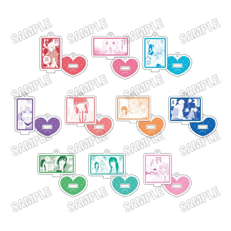 推しが武道館いってくれたら死ぬ アクリルキーホルダーコレクション ("If My Favorite Pop Idol Made It to the Budokan, I Would Die" Acrylic Key Chain Collection)