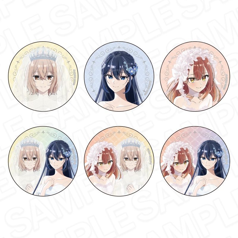 私を喰べたい、ひとでなし カンバッジ ウェディングドレスVer. ("This Monster Wants to Eat Me" Can Badge Wedding Dress Ver.)