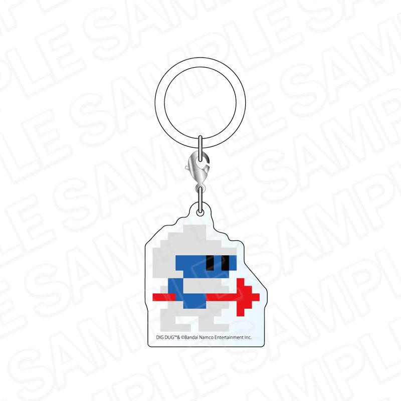 ナムコ ゲームセレクション サマーマーケット めじるしアクリルチャーム ディグダグ (Namco Game Selection Summer Market Mark Acrylic Charm "DIG DUG")