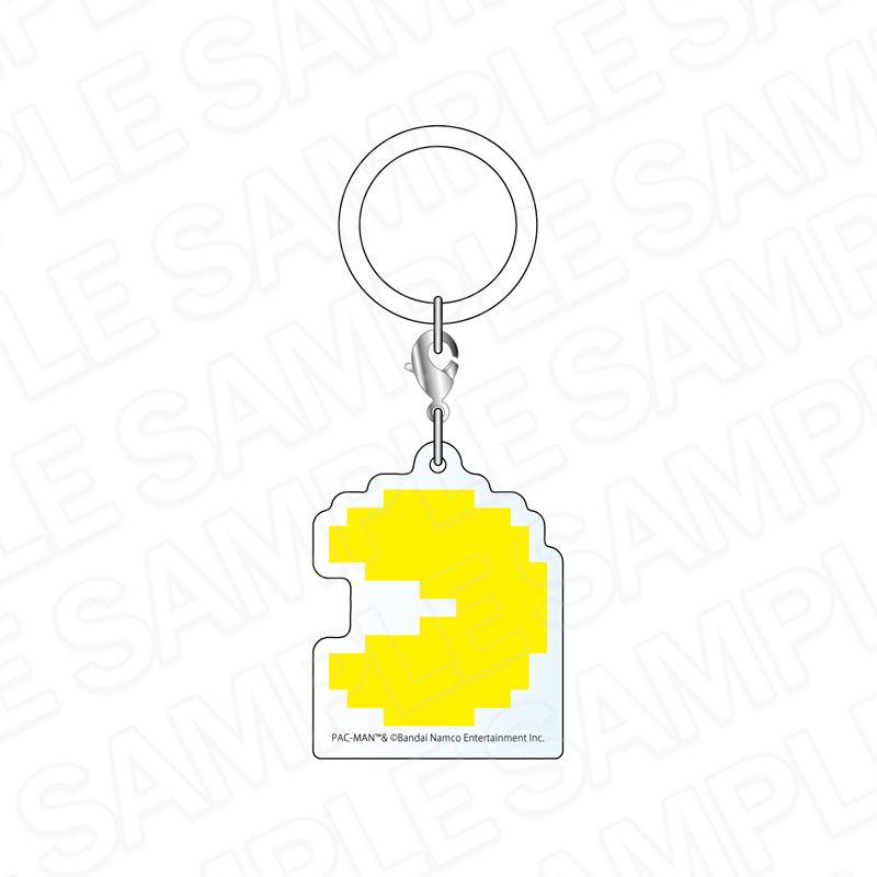 ナムコ ゲームセレクション サマーマーケット めじるしアクリルチャーム パックマン (Namco Game Selection Summer Market Mark Acrylic Charm "Pac-Man")