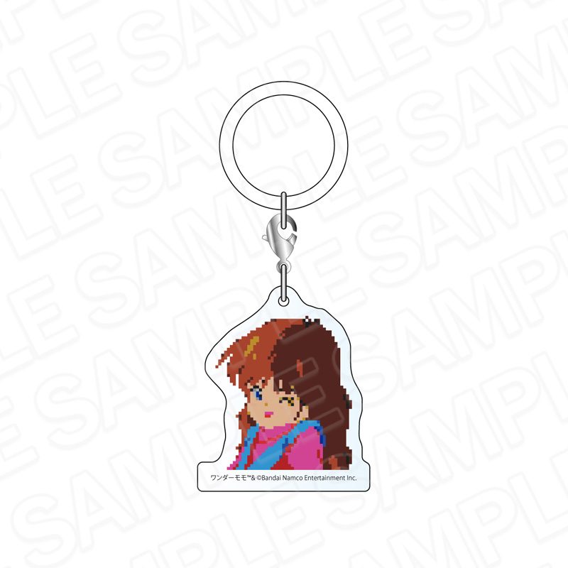 ナムコ ゲームセレクション サマーマーケット めじるしアクリルチャーム ワンダーモモ (Namco Game Selection Summer Market Mark Acrylic Charm "Wonder Momo")