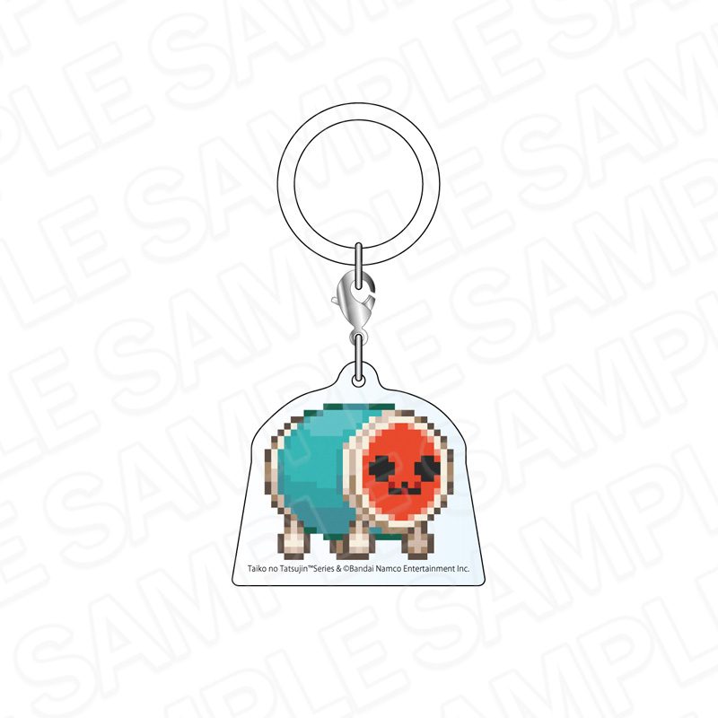 ナムコ ゲームセレクション サマーマーケット めじるしアクリルチャーム 太鼓の達人 (Namco Game Selection Summer Market Mark Acrylic Charm "Taiko no Tatsujin")