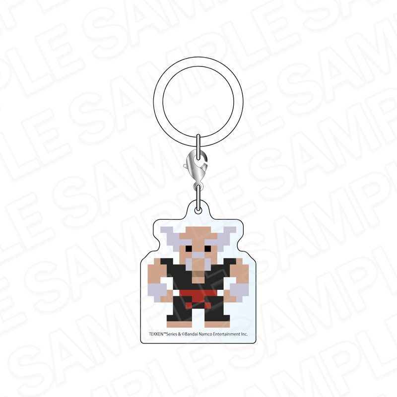 ナムコ ゲームセレクション サマーマーケット めじるしアクリルチャーム 鉄拳 (Namco Game Selection Summer Market Mark Acrylic Charm "Tekken")