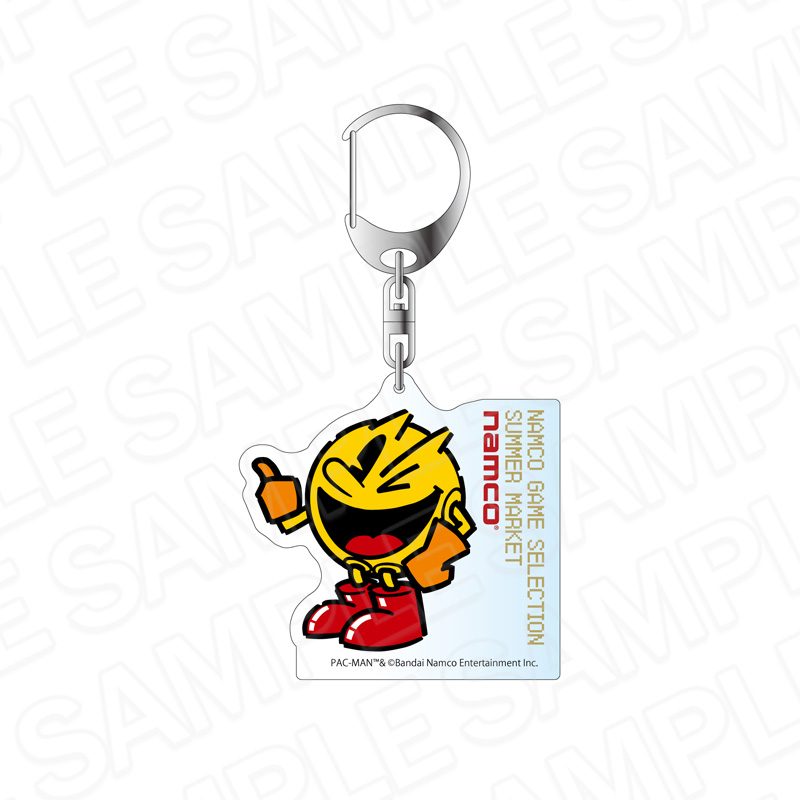ナムコ ゲームセレクション サマーマーケット アクリルキーホルダー パックマン (Namco Game Selection Summer Market Acrylic Key Chain "Pac-Man")