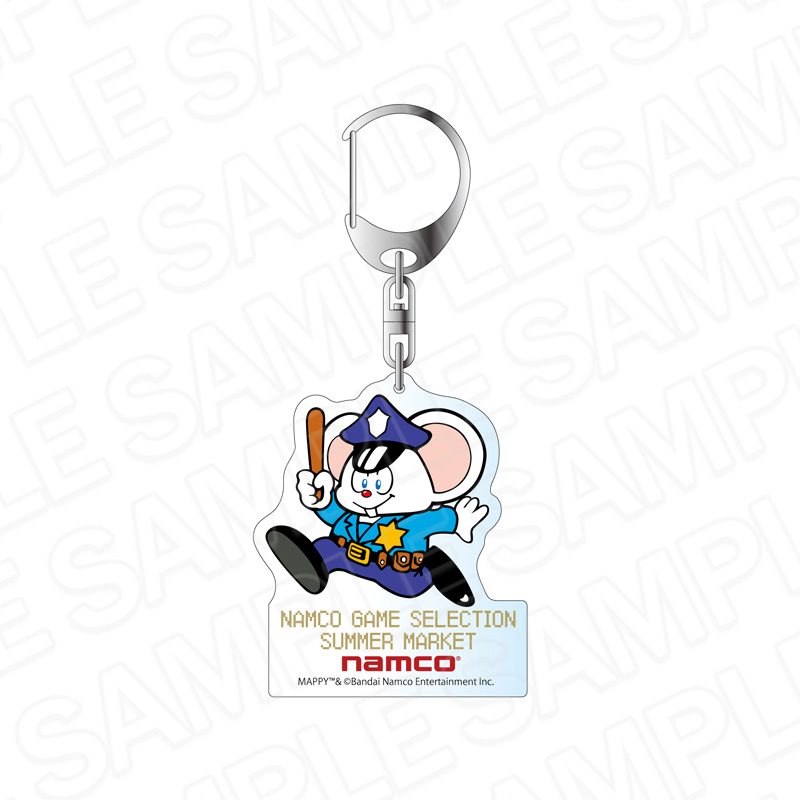 ナムコ ゲームセレクション サマーマーケット アクリルキーホルダー マッピー (Namco Game Selection Summer Market Acrylic Key Chain "Mappy")