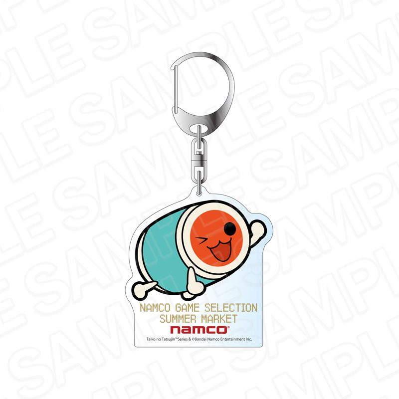 ナムコ ゲームセレクション サマーマーケット アクリルキーホルダー 太鼓の達人 (Namco Game Selection Summer Market Acrylic Key Chain "Taiko no Tatsujin")
