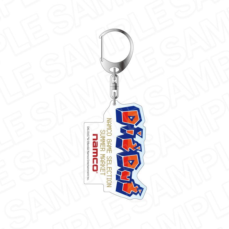 ナムコ ゲームセレクション サマーマーケット ホログラムアクリルキーホルダー ディグダグ (Namco Game Selection Summer Market Hologram Acrylic Key Chain "DIG DUG")