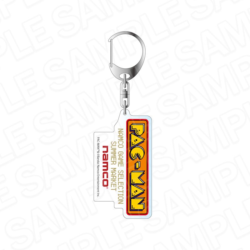 ナムコ ゲームセレクション サマーマーケット ホログラムアクリルキーホルダー パックマン (Namco Game Selection Summer Market Hologram Acrylic Key Chain "Pac-Man")