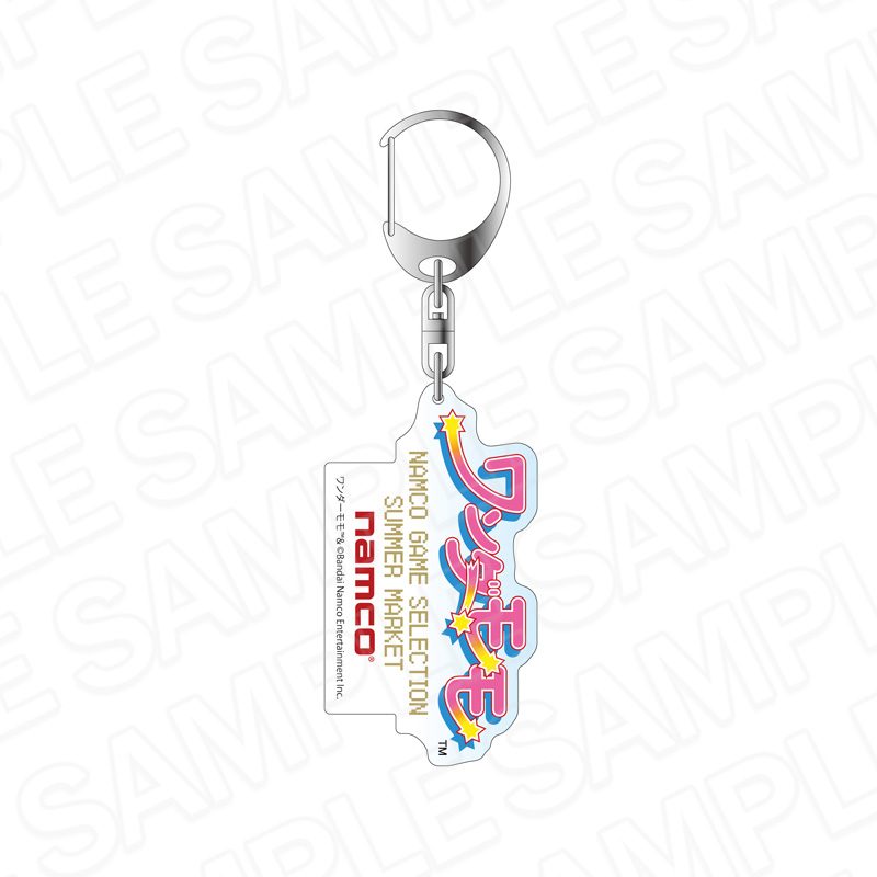 ナムコ ゲームセレクション サマーマーケット ホログラムアクリルキーホルダー ワンダーモモ (Namco Game Selection Summer Market Hologram Acrylic Key Chain "Wonder Momo")