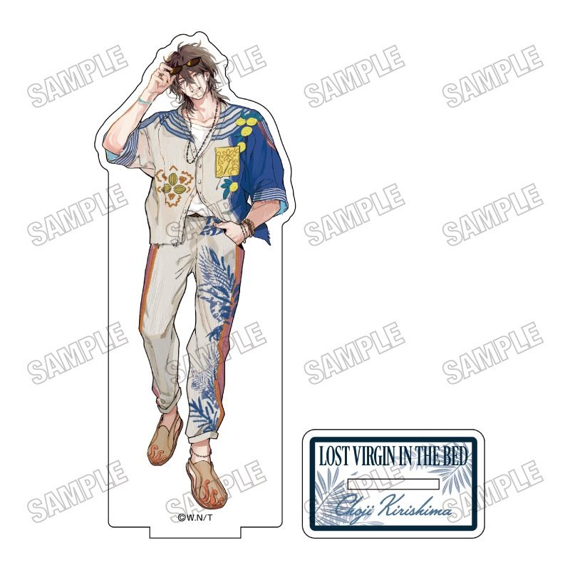ロストバージン in the bed 描き下ろしアクリルスタンド 2 桐島長治 ("Lost Virgin in the Bed" Original Illustration Acrylic Stand 2 Kirishima Choji)