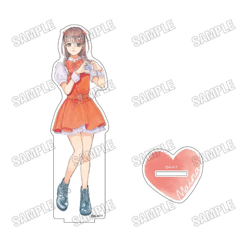 推しが武道館いってくれたら死ぬ BIGアクリルスタンド 1 市井舞菜 ("If My Favorite Pop Idol Made It to the Budokan, I Would Die" Big Acrylic Stand 1 Ichii Maina)