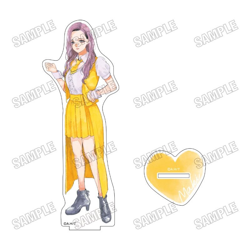 推しが武道館いってくれたら死ぬ BIGアクリルスタンド 4 伯方眞妃 ("If My Favorite Pop Idol Made It to the Budokan, I Would Die" Big Acrylic Stand 4 Hakata Maki)