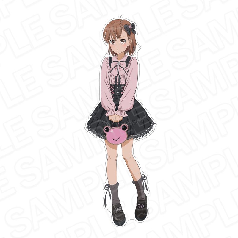 とある科学の超電磁砲T 特大ダイカットマット 御坂美琴 サブカルファッションVer. ("A Certain Scientific Railgun T" Extra Large Die-cut Mat Misaka Mikoto Subculture Fashion Ver.)