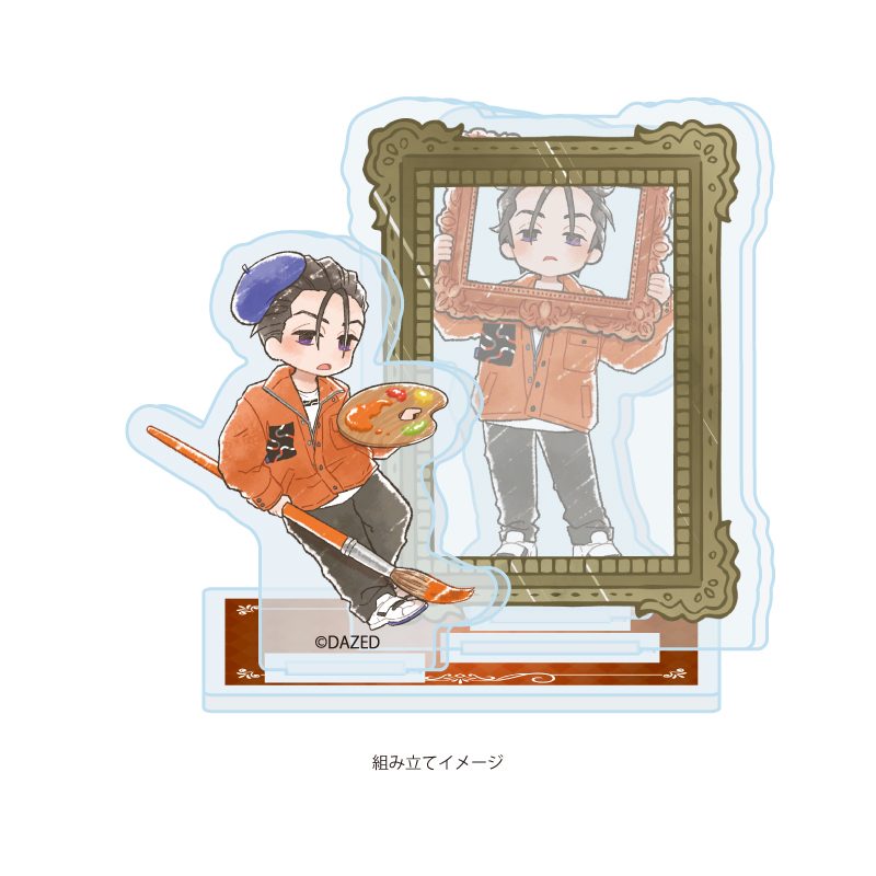 アクリルスタンドプレート カリスマ 01 伊藤ふみや 芸術Ver.(グラフアートイラスト) (Acrylic Stand Plate "Charisma" 01 Ito Fumiya Art Ver. (Graff Art Illustration))