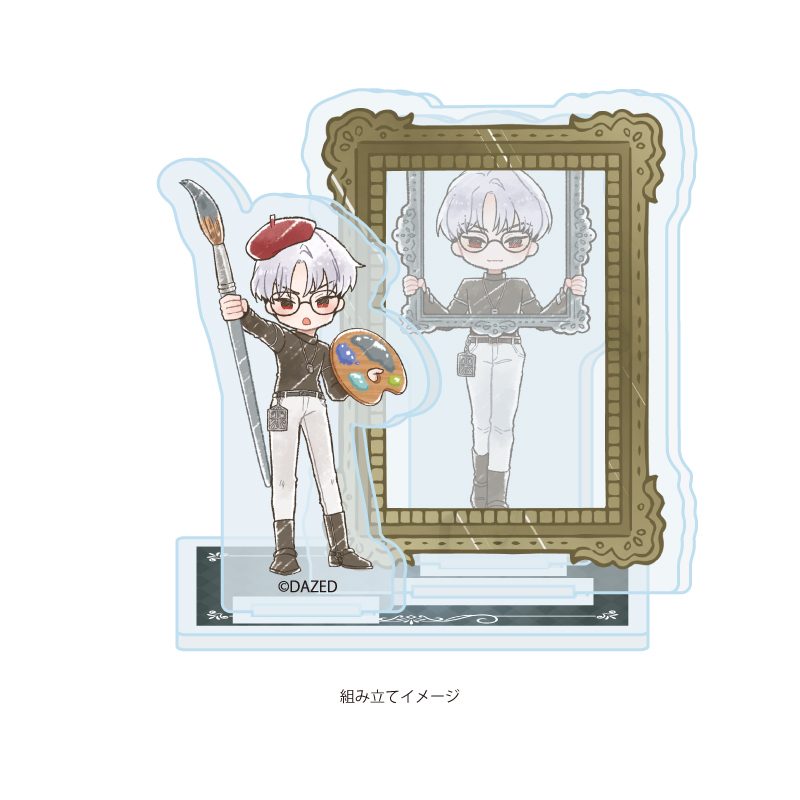 アクリルスタンドプレート カリスマ 02 草薙理解 芸術Ver.(グラフアートイラスト) (Acrylic Stand Plate "Charisma" 02 Kusanagi Rikai Art Ver. (Graff Art Illustration))