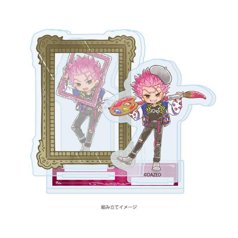 アクリルスタンドプレート カリスマ 04 猿川慧 芸術Ver.(グラフアートイラスト) (Acrylic Stand Plate "Charisma" 04 Sarukawa Kei Art Ver. (Graff Art Illustration))