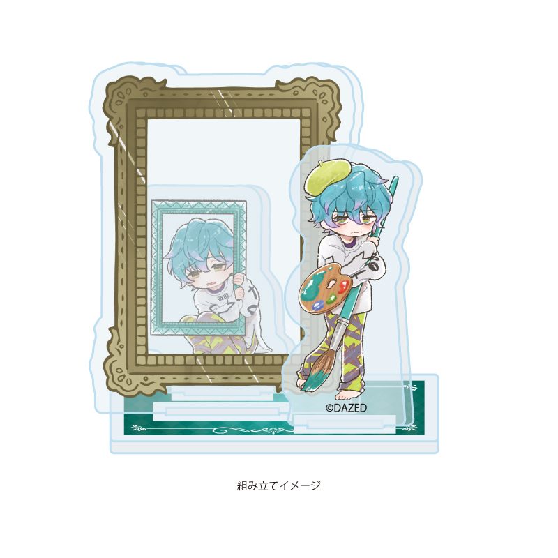 アクリルスタンドプレート カリスマ 05 湊大瀬 芸術Ver.(グラフアートイラスト) (Acrylic Stand Plate "Charisma" 05 Minato Ohse Art Ver. (Graff Art Illustration))