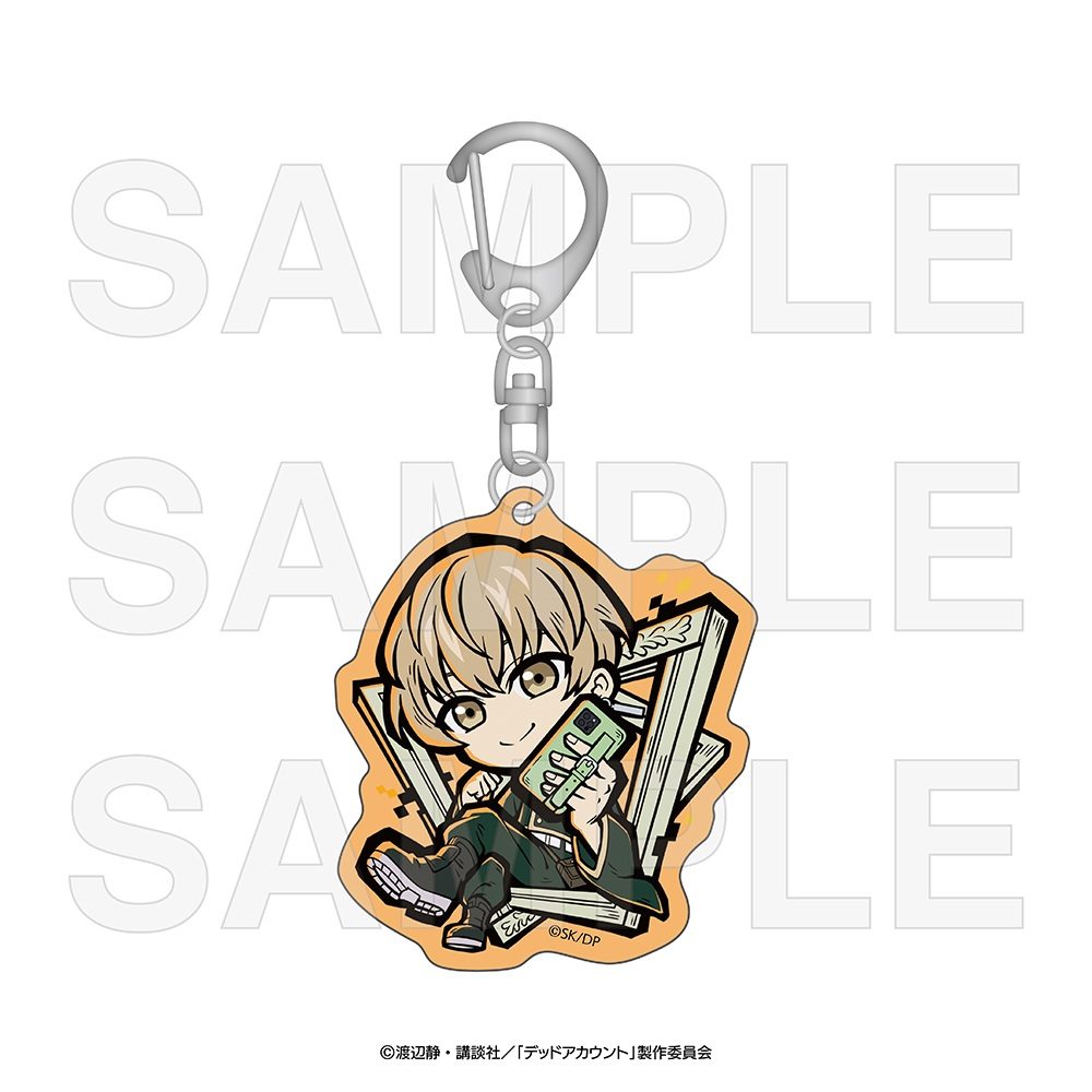 デッドアカウント イートゥーン アクリルキーホルダー 羽住蓮理 ("Dead Account" E-TOON Acrylic Key Chain Hasumi Renri)