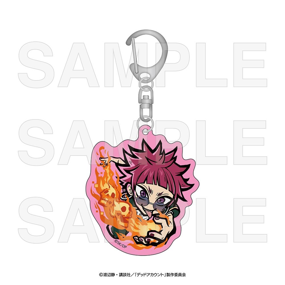 デッドアカウント イートゥーン アクリルキーホルダー 鋭義泥 ("Dead Account" E-TOON Acrylic Key Chain Surugi Dei)