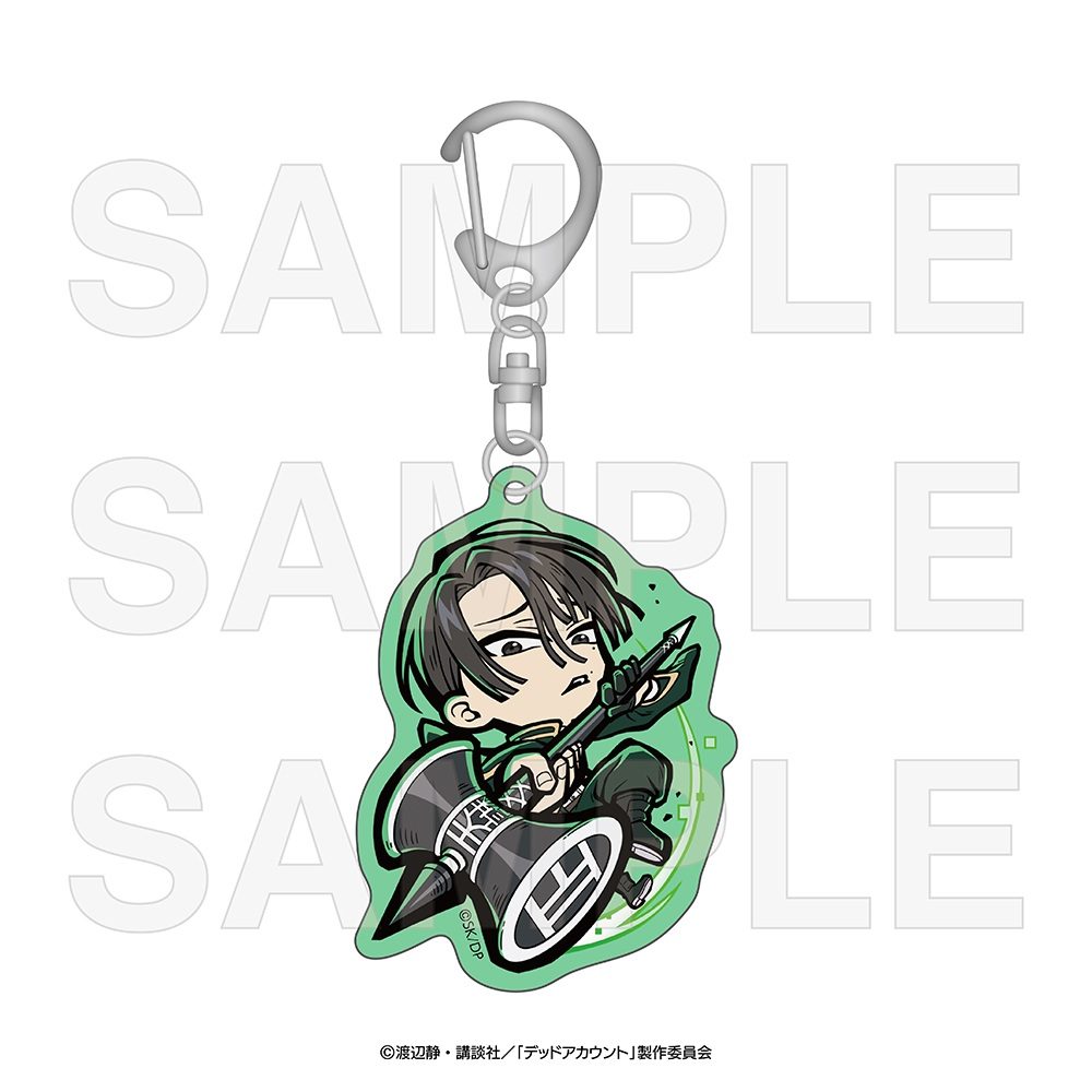 デッドアカウント イートゥーン アクリルキーホルダー 霞流括 ("Dead Account" E-TOON Acrylic Key Chain Kasubata Kukuru)
