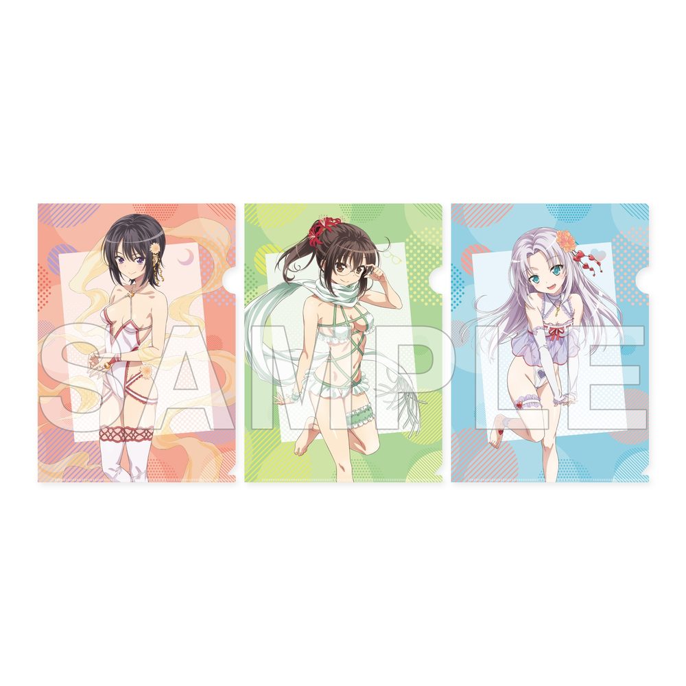 僕は友達が少ない クリアファイルセット Anime 15th anniversary 夜空・理科・マリア ("Haganai: I Don't Have Many Friends" Clear File Set Anime 15th Anniversary Yozora & Rika & Maria)