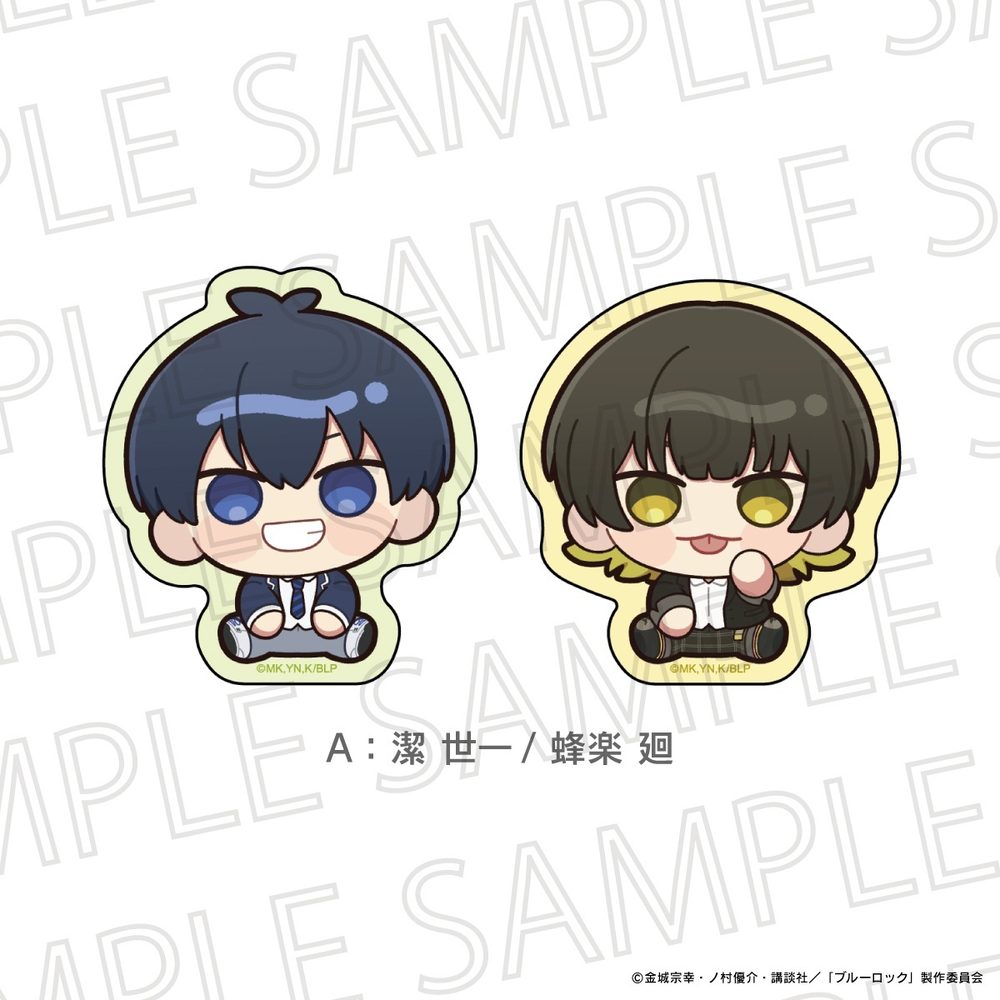 ブルーロック ステッカーセット A 潔世一/蜂楽廻 ("Blue Lock" Sticker Set A Isagi Yoichi / Bachira Meguru)