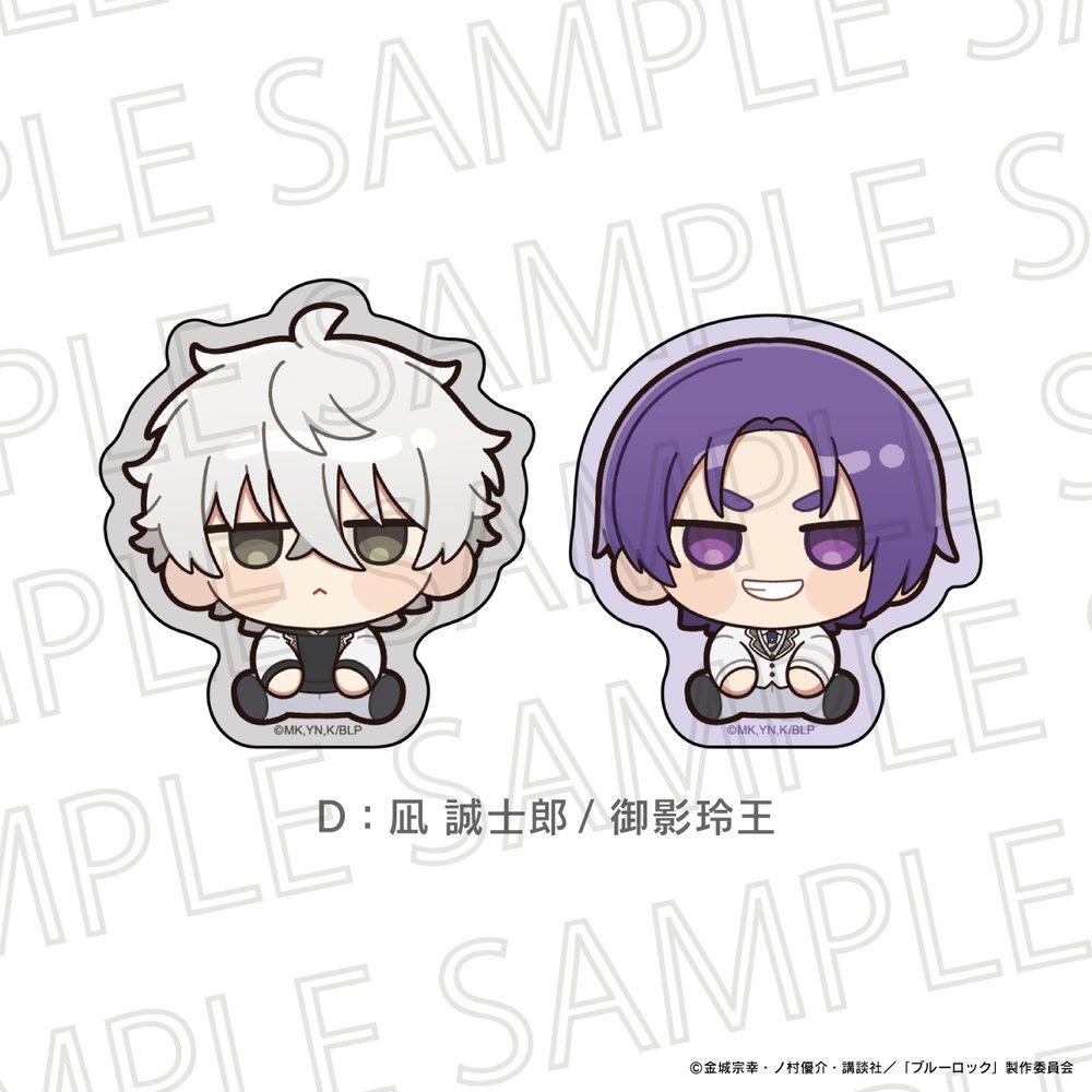 ブルーロック ステッカーセット D 凪誠士郎/御影玲王 ("Blue Lock" Sticker Set D Nagi Seishiro / Mikage Reo)