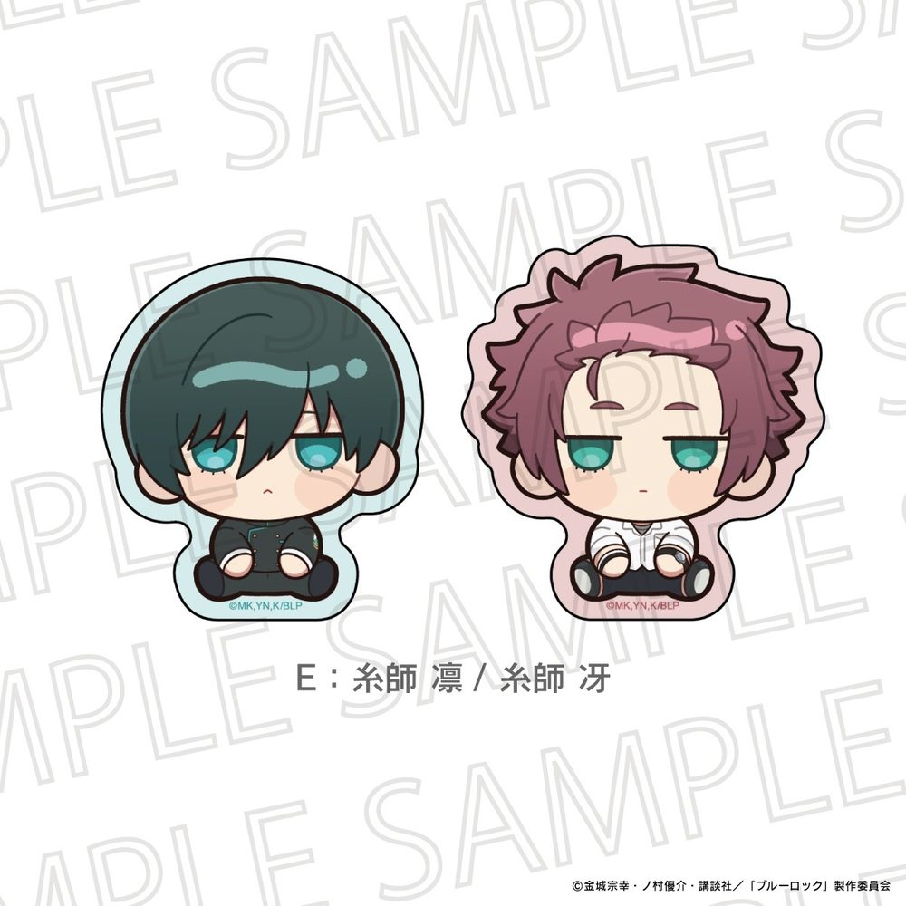 ブルーロック ステッカーセット E 糸師凛/糸師冴 ("Blue Lock" Sticker Set E Itoshi Rin / Itoshi Sae)