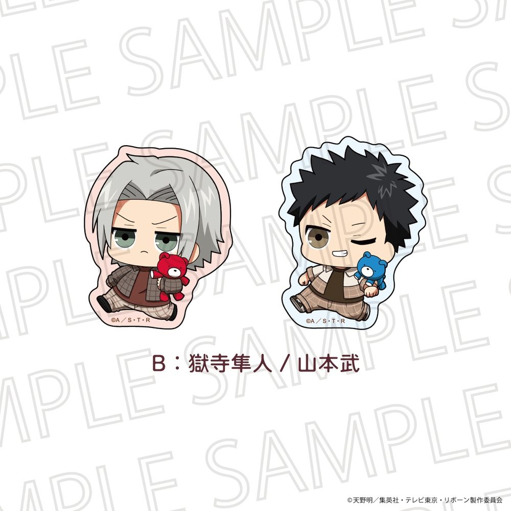 家庭教師ヒットマンREBORN! ぷちてく ステッカーセットB 獄寺隼人/山本武 ("Reborn!" Puchi Teku Sticker Set B Gokudera Hayato / Yamamoto Takeshi)